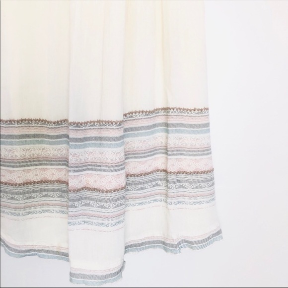 Ecote Urban Outfitters Off-white Bay Frock Dress Embroidered NWT size small - Picture 4 of 10